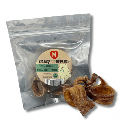 100% Natural Dried Beef Throat