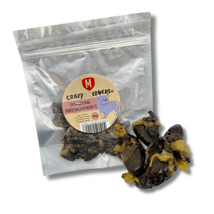100% Natural Dried Chicken Hearts